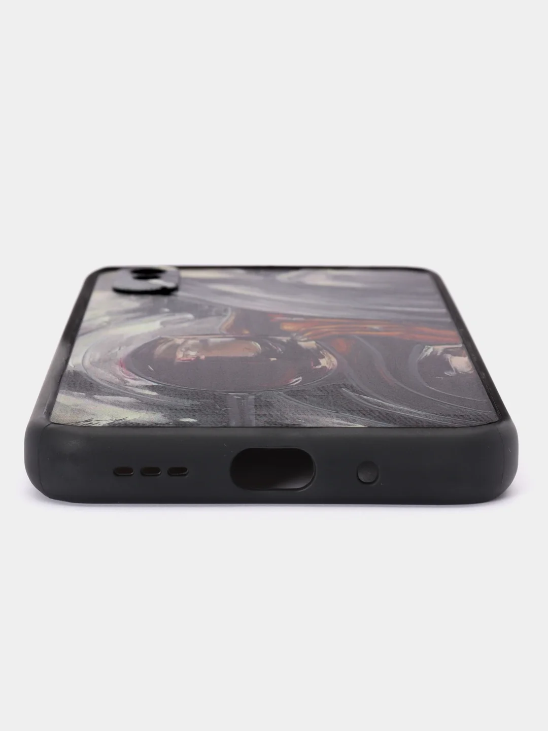 Бордовый чехол с рисунком на Xiaomi Redmi 9A (Сяоми Редми 9А)