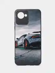 Хром чехол с рисунком на Realme C30 и Realme C30S (Реалми С30 и Реалми С30с)