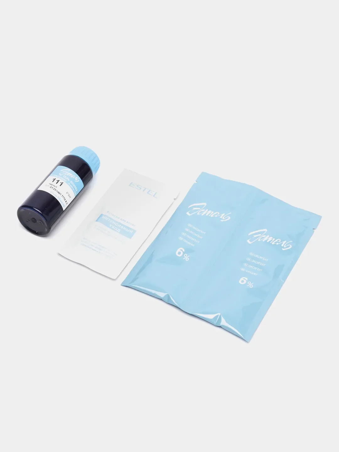 Стойкая гель-краска для волос ESTEL Quality Color, 111 черный