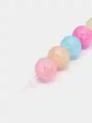 Белый бусины для рукоделия, сахарный кварц