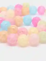 Белый бусины для рукоделия, сахарный кварц