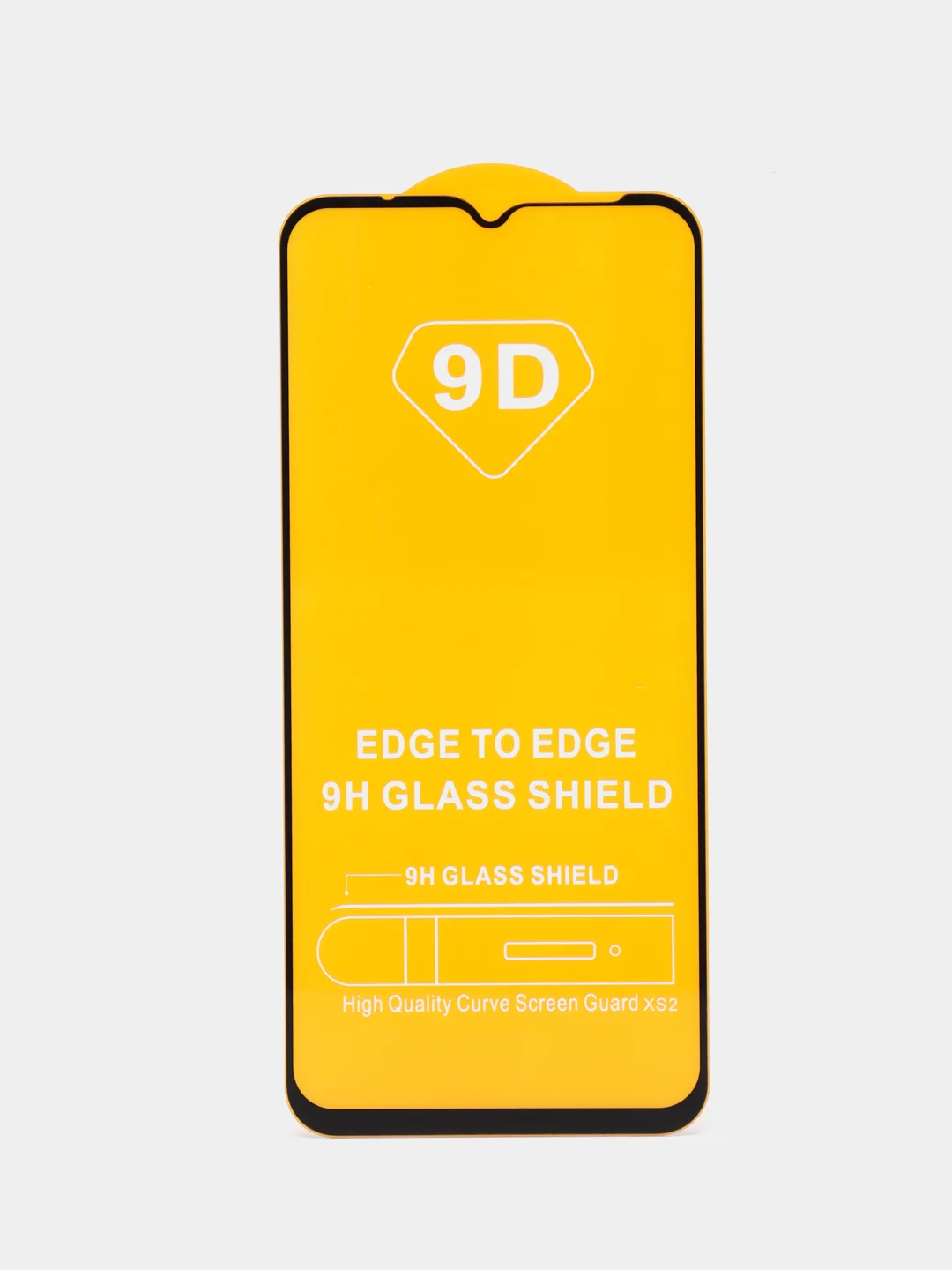 Черный защитное стекло для Redmi A1 Plus  / A2 + / Poco C51, Редми А1 Плюс / Поко С51