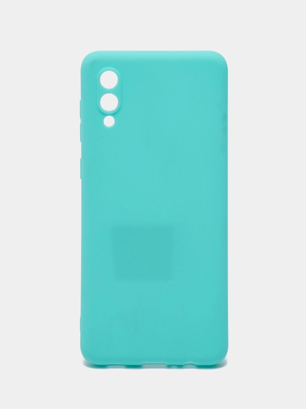 Чехол силиконовый на Samsung Galaxy A02 (Самсунг Галакси А02), цветной, матовый