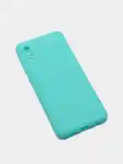 Лавандовый чехол силиконовый на Samsung Galaxy A02 (Самсунг Галакси А02), цветной, матовый