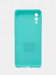 Лавандовый чехол силиконовый на Samsung Galaxy A02 (Самсунг Галакси А02), цветной, матовый