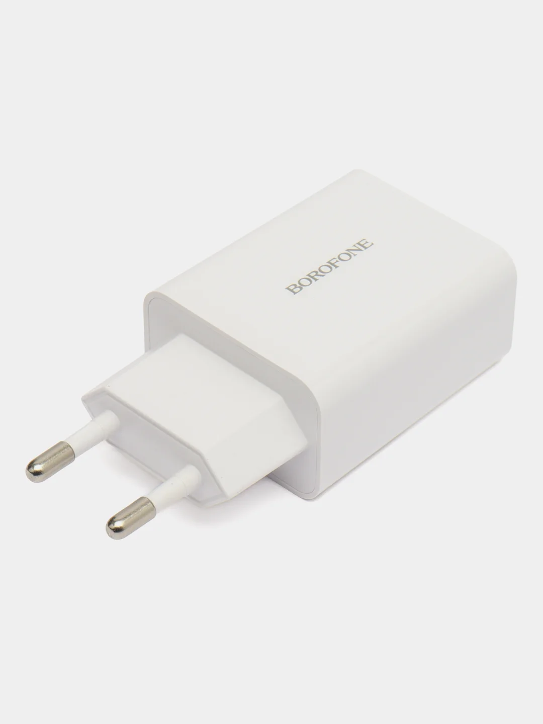 Прозрачный сетевое зарядное устройство Borofone BA21A, кабель USB-Type-C, быстрая зарядка