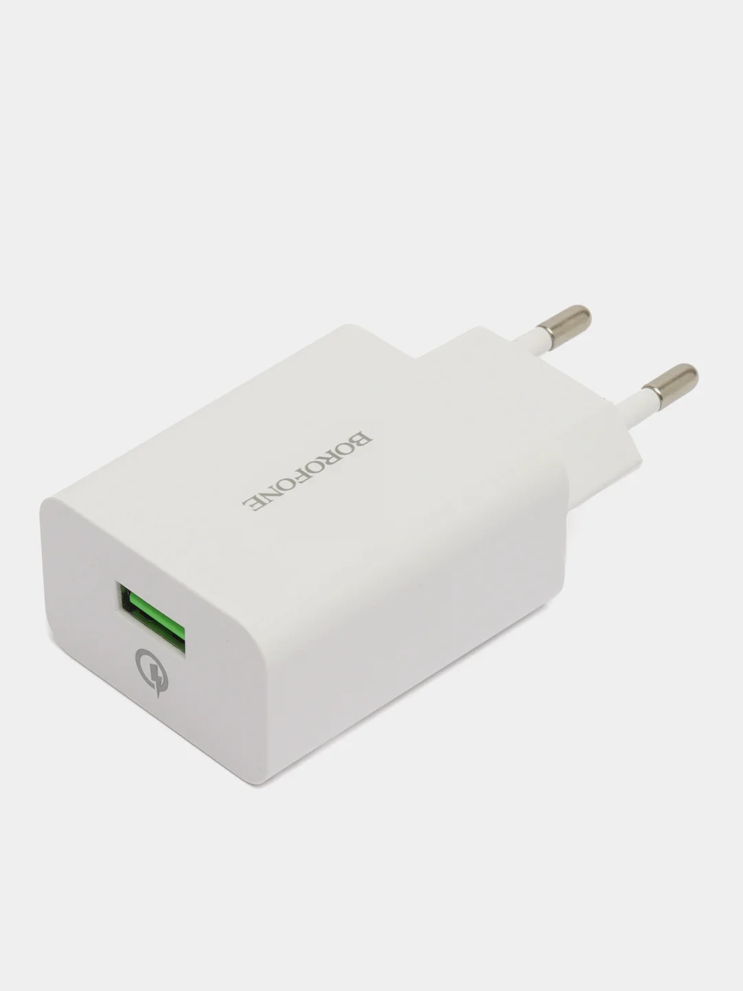 Прозрачный сетевое зарядное устройство Borofone BA21A, кабель USB-Type-C, быстрая зарядка