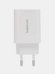 Сетевое зарядное устройство Borofone BA21A, блок и кабель USB-Type-C, быстрая зарядка