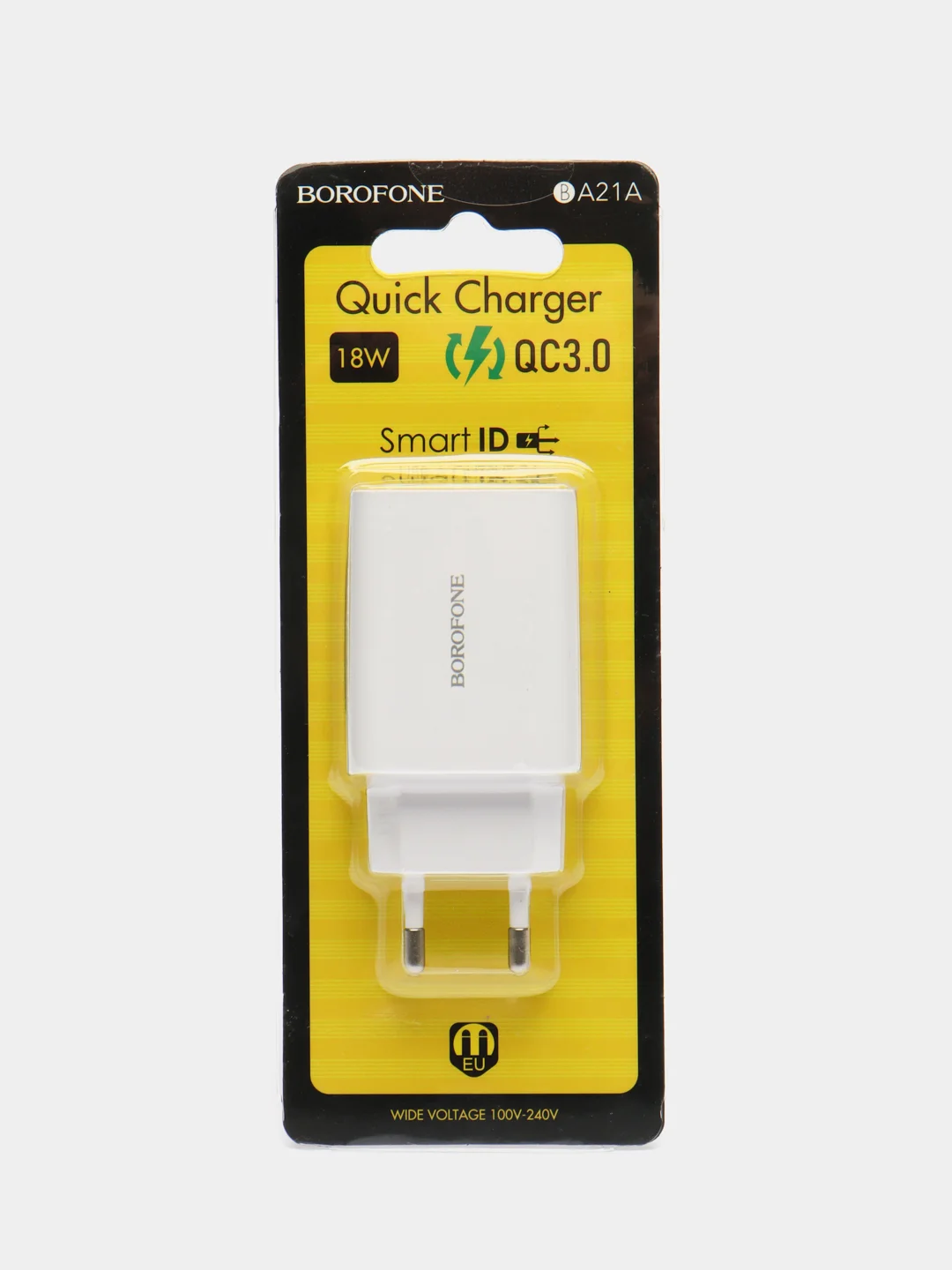 Сетевое зарядное устройство Borofone BA21A, блок и кабель USB-Type-C, быстрая зарядка