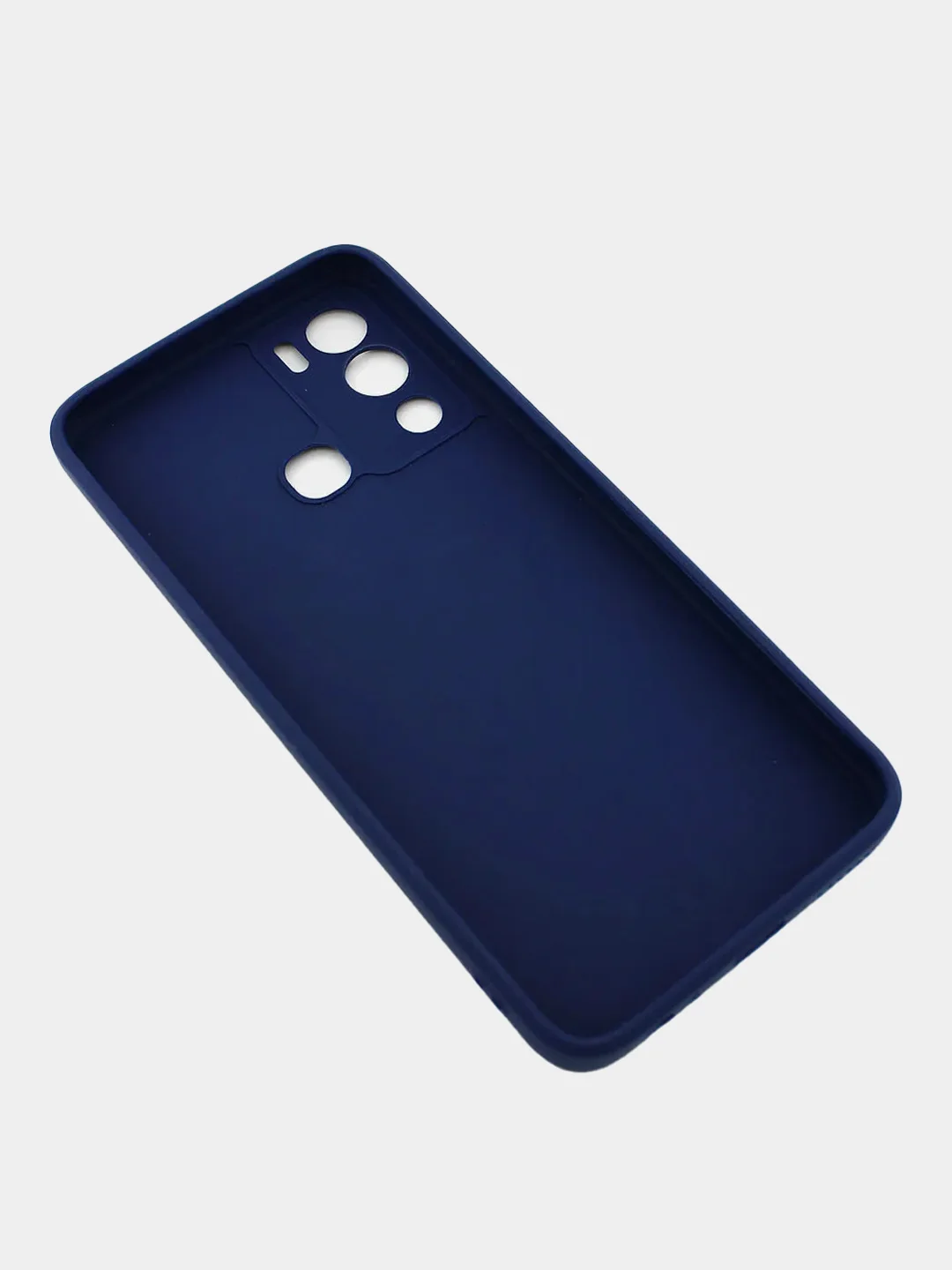 Угольный чехол силиконовый с принтом и защитой камеры для Infinix HOT 12i