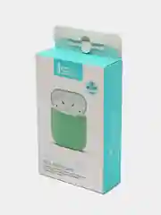 Бирюзовый силиконовый чехол для наушников AirPods 1, 2