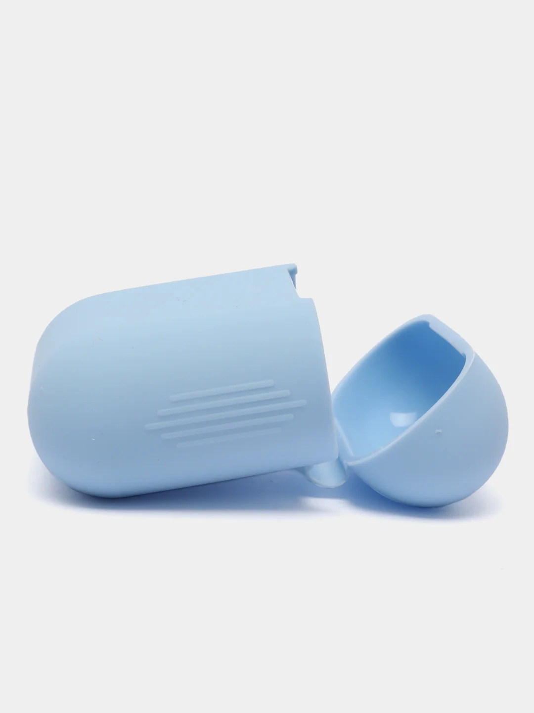 Бирюзовый силиконовый чехол для наушников AirPods 1, 2