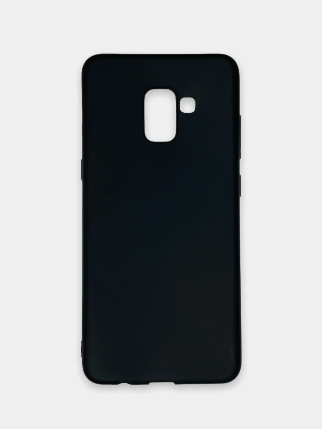 Угольный чехол Samsung Galaxy A8+ (A8 Plus) (SM-A730F), Галакси А8+, силиконовый цветной матовый