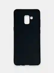 Угольный чехол Samsung Galaxy A8+ (A8 Plus) (SM-A730F), Галакси А8+, силиконовый цветной матовый