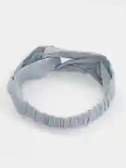 Серый меланж эластичная, хлопковая повязка на голову