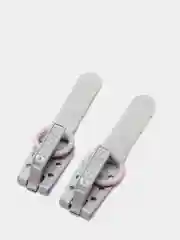 Белый шубные крючки, 2 шт