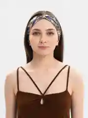 Розовый повязка на голову женская - чалма