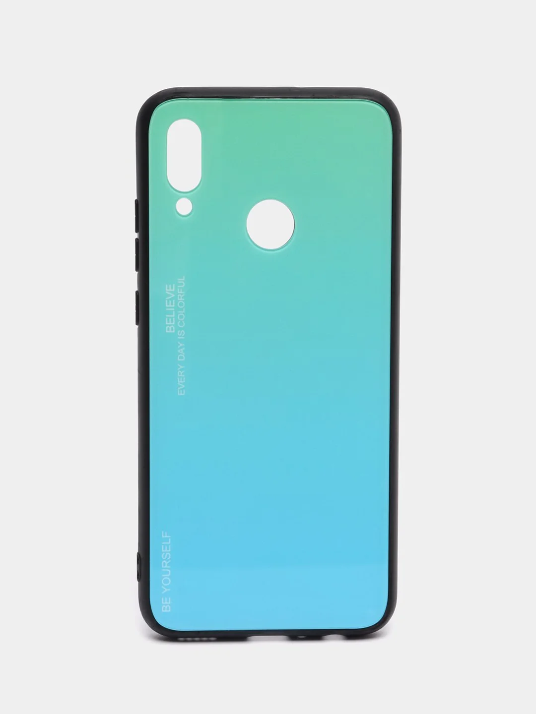 Бирюзовый чехол градиент Honor 10i, Huawei P30 lite, Honor 20 / Nova 5T, Honor 10 lite /P Smart 2019