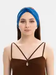 Синий повязка чалма