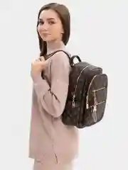 Белый рюкзак школьный и не только, 33 х 28 х 14 см