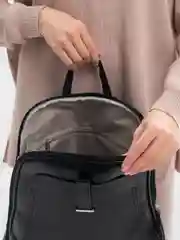 Серый рюкзак женский