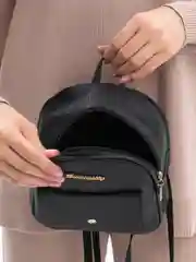 Рюкзак на молнии, наружный карман, цвет чёрный