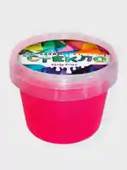 Розовый слайм "Стекло" НЕОН Party Slime