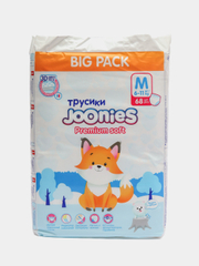 JOONIES Premium Soft трусики MEGAPACK размер М 6-11кг 68 штук
