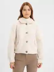 Белый дубленка женская Teddy