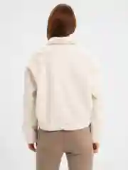 Белый дубленка женская Teddy