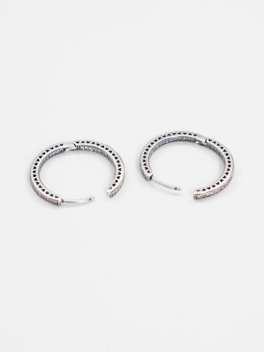 Серебряный серьги-кольца, из серебра 925 пробы