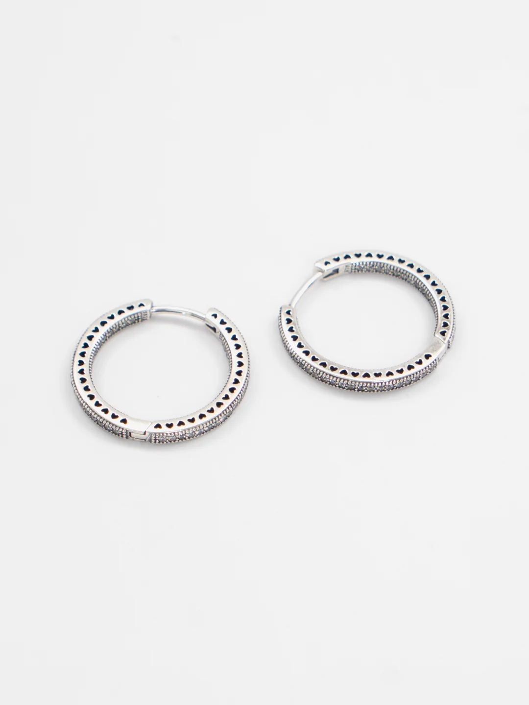 Серебряный серьги-кольца, из серебра 925 пробы