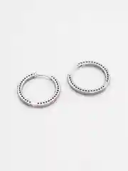 Серебряный серьги-кольца, из серебра 925 пробы