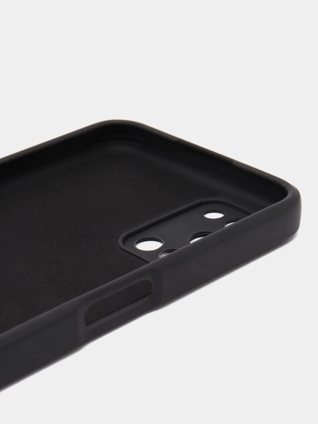 Лавандовый чехол силиконовый для Oppo A52 (Оппо А52), цветной, с подкладом