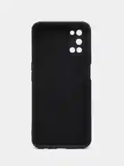 Лавандовый чехол силиконовый для Oppo A52 (Оппо А52), цветной, с подкладом