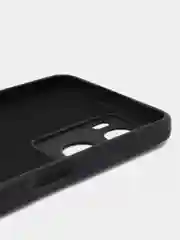 Черный чехол силиконовый для Oppo A57S, A77, A77S / Оппо А57С, А77, А77С, цветной, с подкладом