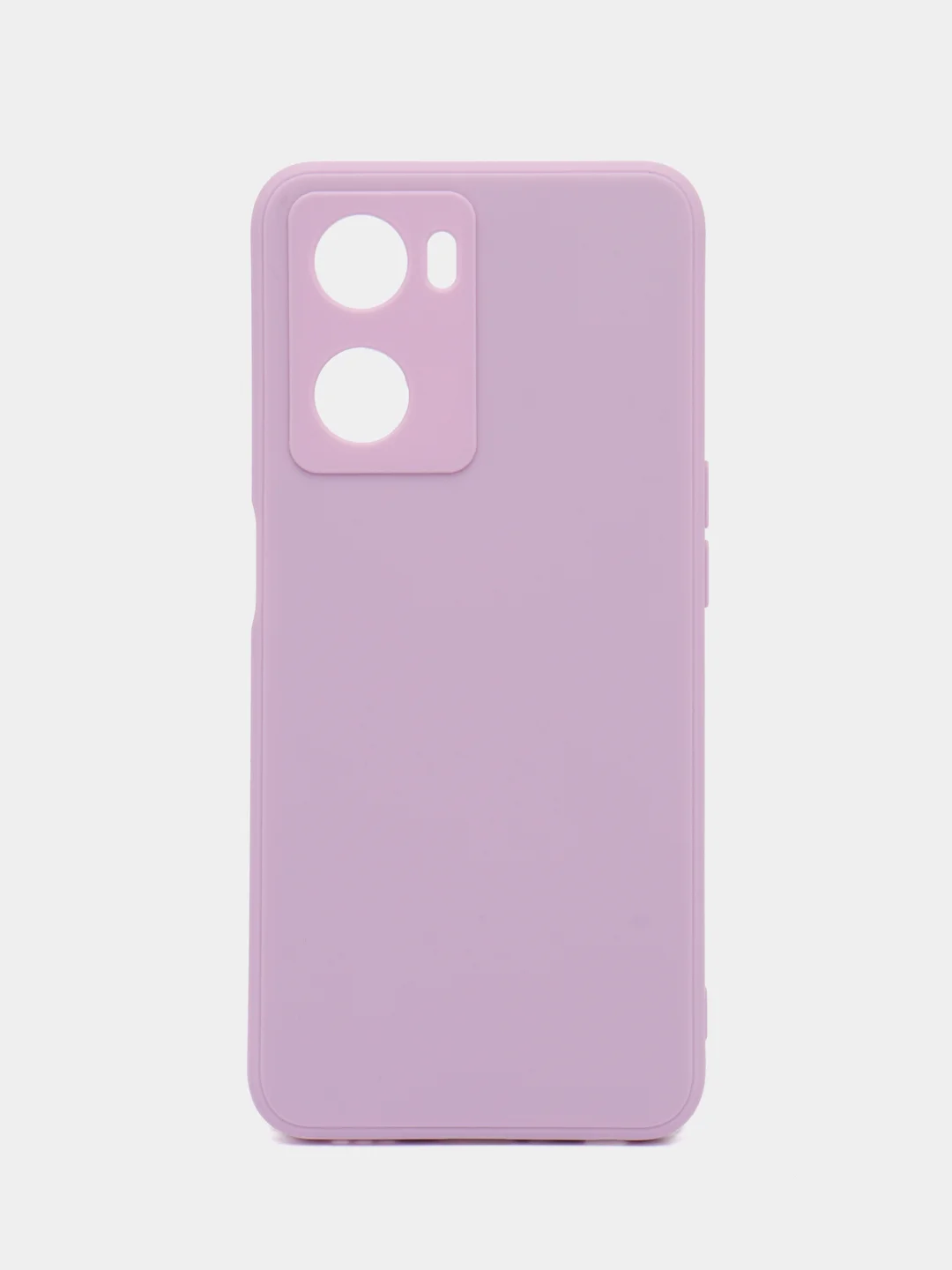 Лавандовый чехол силиконовый для Oppo A57S, A77, A77S / Оппо А57С, А77, А77С, цветной, с подкладом