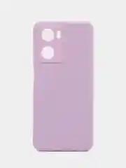 Лавандовый чехол силиконовый для Oppo A57S, A77, A77S / Оппо А57С, А77, А77С, цветной, с подкладом
