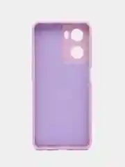 Лавандовый чехол силиконовый для Oppo A57S, A77, A77S / Оппо А57С, А77, А77С, цветной, с подкладом