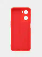 Красный чехол силиконовый для Oppo A57S, A77, A77S / Оппо А57С, А77, А77С, цветной, с подкладом