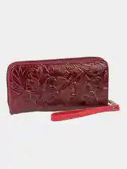 Бордовый кошелек женский на замке, 5 цветов