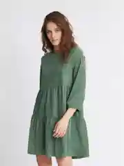 Хаки платье женское Zolla из текстильной замши