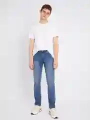 Синий джинсы мужские Zolla базовые прямые