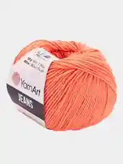Оранжевый пряжа YarnArt Jeans 55% Хлопок 45% Акрил 50г 160м ( Часть 2) Ярн Арт Джинс