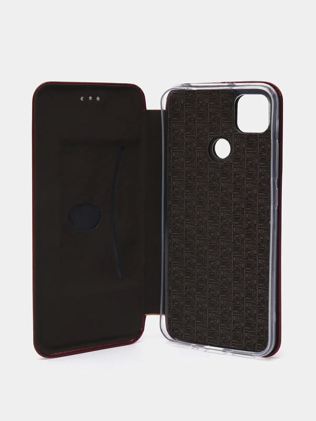 Багровый чехол-книжка для Xiaomi Redmi 9C / 9C NFC / 10A (9С / 10А)