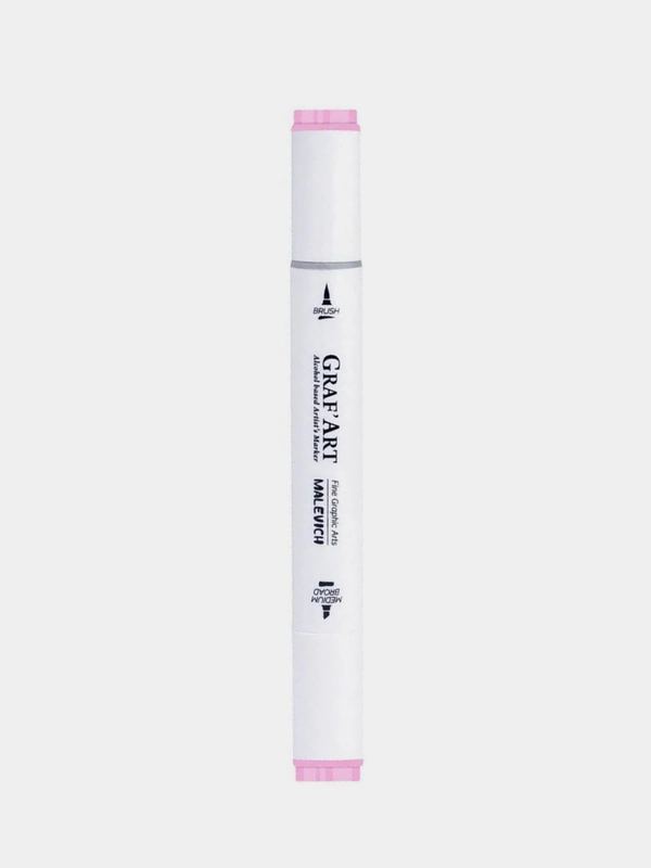 Маркер спиртовой Малевичъ GrafArt Brush, Оттенки розового, 1 шт