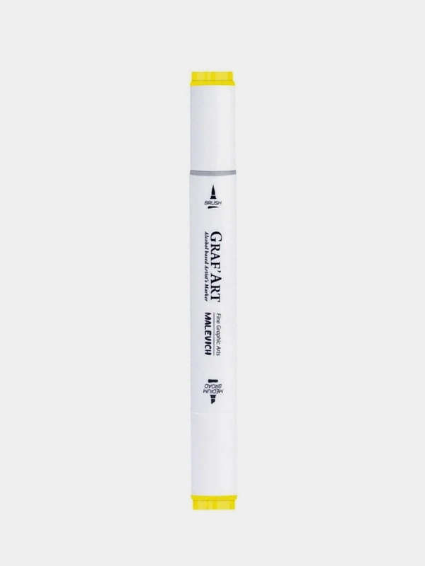 Маркер спиртовой Малевичъ GrafArt Brush, Оттенки желтого, 1 шт