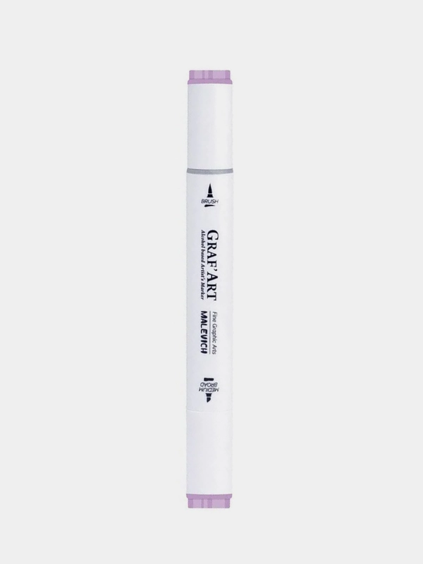 Маркер спиртовой Малевичъ GrafArt Brush, Оттенки фиолетового, 1 шт