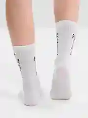 Носки белые унисекс, с надписью, высокие мужские и женские, Турецкие, на подарок