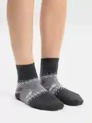 Серый женские, зимние, махровые носки